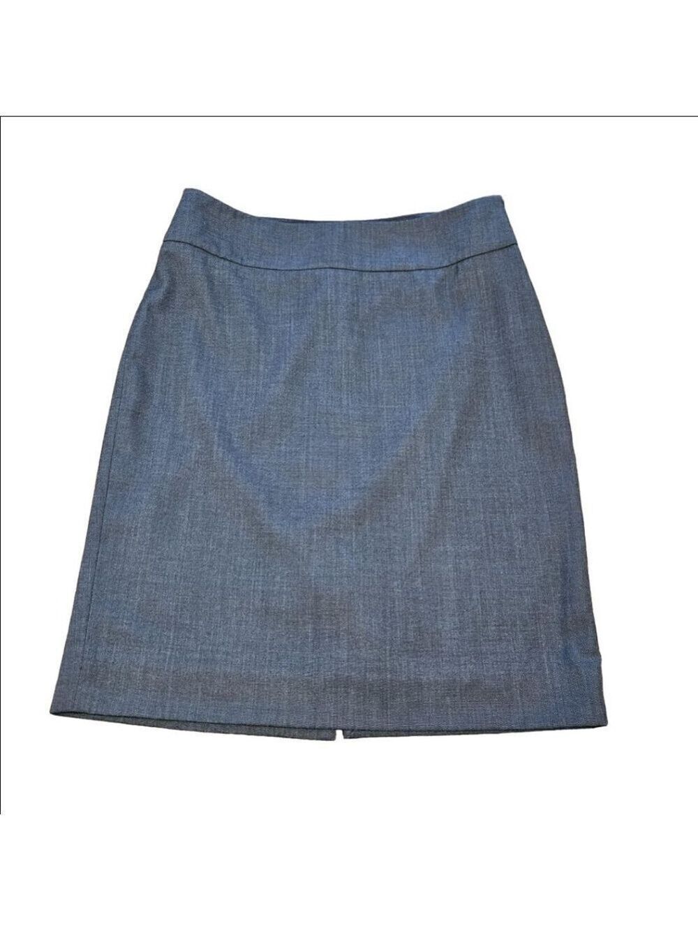 Women's The Limited Lined Skirt Size 2 Gray, Side Zipper